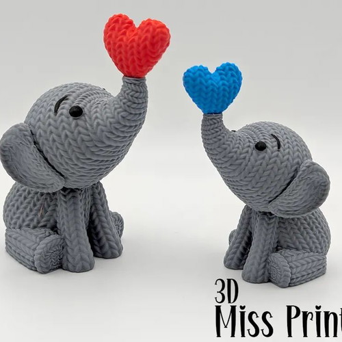 Elephant Blowing Heart for Valentine's Day new