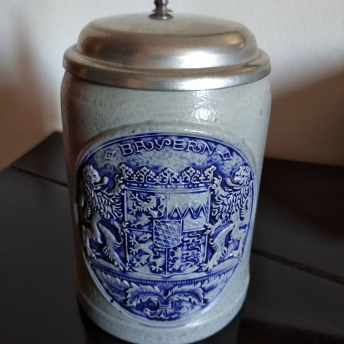 Stone vintage beer stein Gerz-West Germany like new