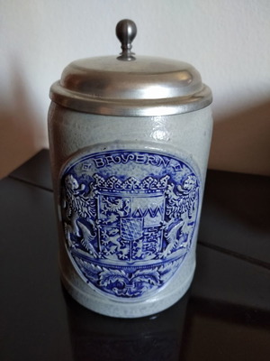 Πέτρινη vintage κούπα μπύρας Gerz-West Germany καινούργια