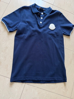 Moncler Polo Shirt like new, blue, size S