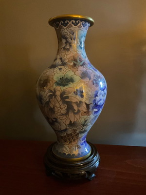Genuine Cloisonné vase handmade like new