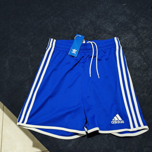 Adidas σορτς βερμούδα 3 stripe καινούργια, άσπρο και μπλε, μέγεθος M
