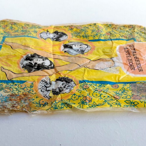 Sears Ultra Sheer Panty Hose packaging used, 1960s vintage