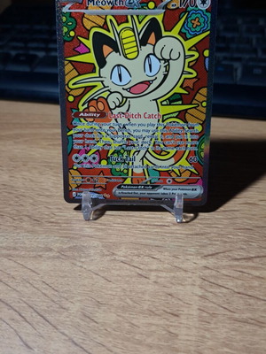 Κάρτα Pokémon Meowth EX Special Illustration Rare SIR 121/088 καινούργια, mint