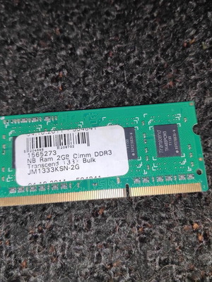 RAM Trancsend So-Dimm DDR3 - 2GB - 1333MHZ
