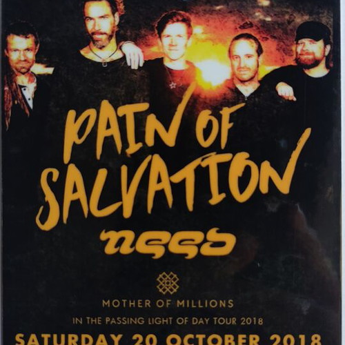 Photopass Pain of Salvation 20-10-2018 like new, collectible