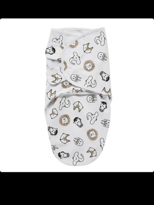 Meyco Swaddle Animal Multicolour 0-3 Months Sleeping Bag new