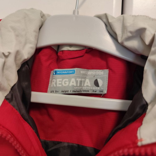 Regatta jacket like new for ages 3-4, size 104 cm