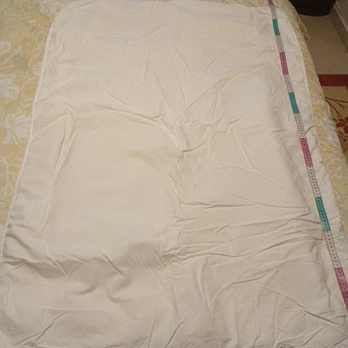 Pali baby crib duvet cover white cotton like new 90x129 cm