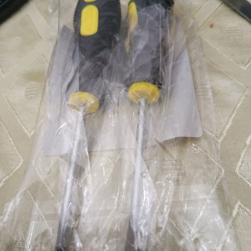 Tools screwdrivers and gas pliers new, set of 3 pieces
