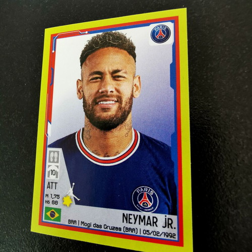 Neymar Jr Panini FOOT 2022 Sticker #358 PSG Brazil Original New