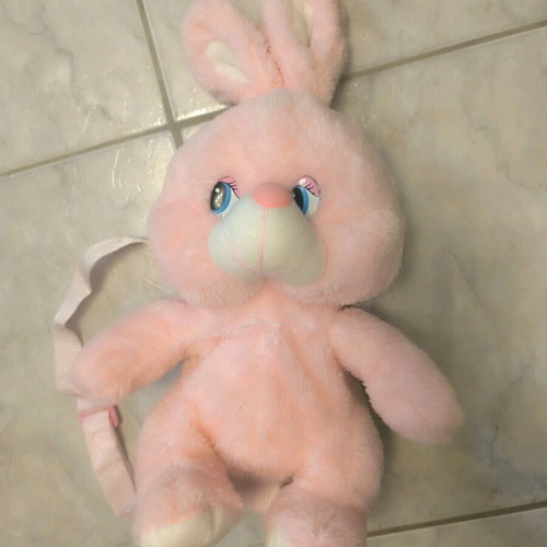 Rabbit bag with plush elephant gift