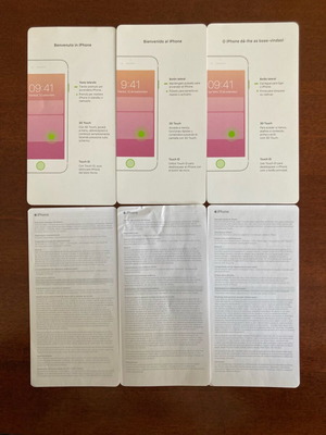 Apple iPhone 8 like new with trilingual instructions