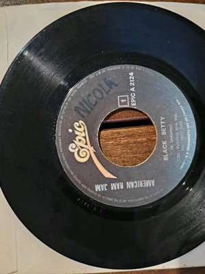 Black Betty 45 rpm single by American Ram Jam like new, rock