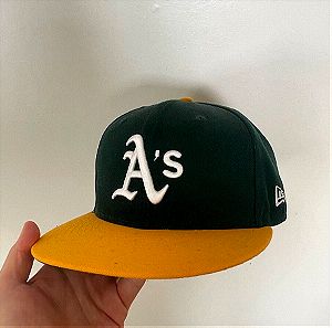 New era fitted hat oakland athletics 7 1/8
