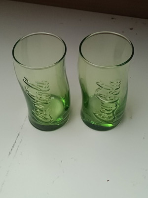 Coca Cola glasses pack of 2 like new