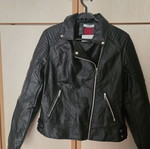 TechnoLeather Jacket medium new, black, lined inside