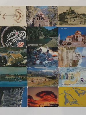 Τηλεκάρτες ΟΤΕ μεταχειρισμένες, συλλογή 42 τεμαχίων, διάφορες εκδόσεις