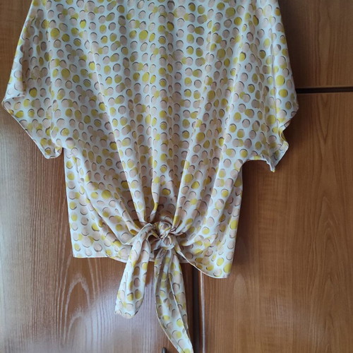 Mango blouse new, size M, multicolored, satin fabric