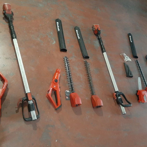 Einhell pole saw and hedge trimmers used, parts included