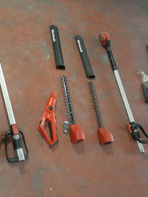 Einhell pole saw and hedge trimmers used, parts included
