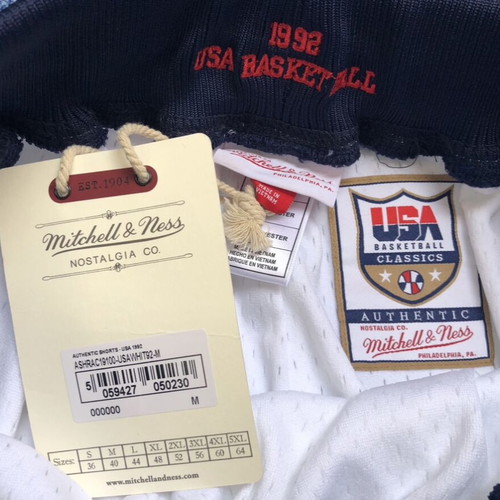 Mitchell & Ness Authentic Jersey Team USA 1992 #7 Larry Bird set