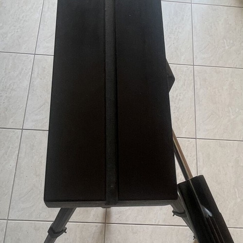 Bilora photographic tripod used, aluminum, max load 5 kg, height 1.20 m