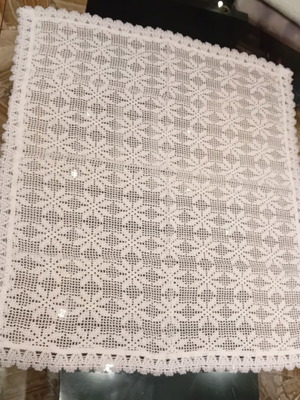 Handmade tablecloth like new 0.77×0.85