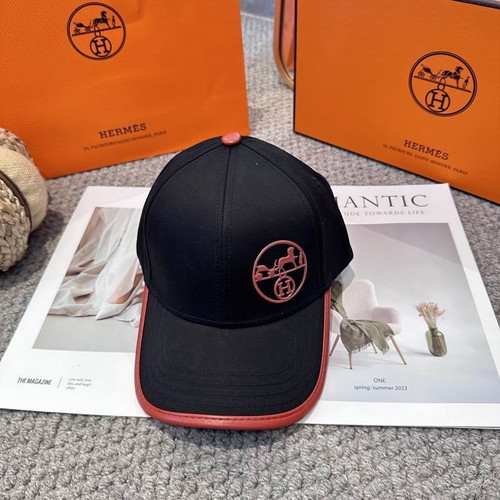 Hermes baseball cap black and white, new, streetwear style