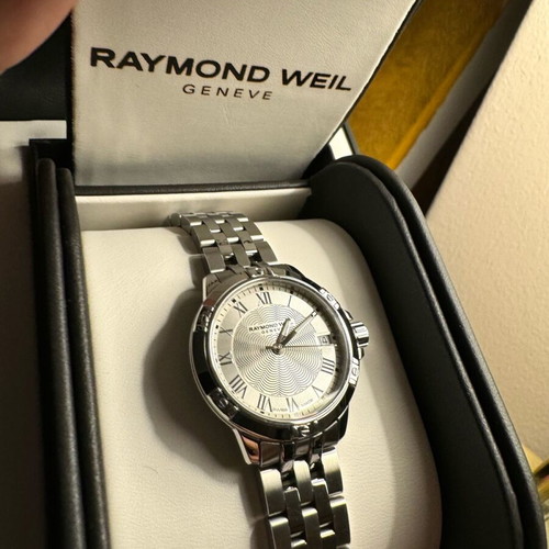 Raymond Weil Tango silver stainless steel watch like new