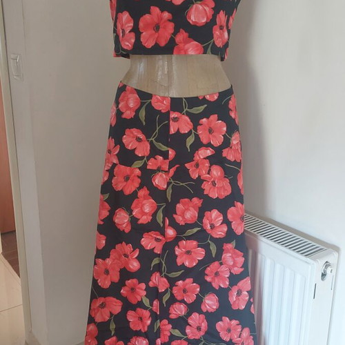 Mango summer set new, skirt and blouse, size Medium