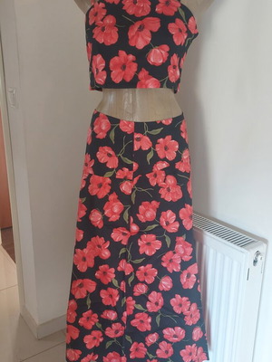Mango summer set new, skirt and blouse, size Medium