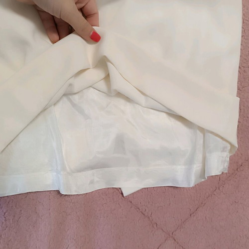 Cream dress with stones like new