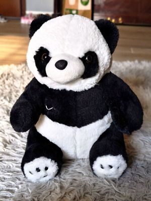Panda plush doll from Jumbo like new