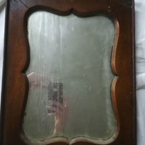 Antique mirror used, solid walnut wood