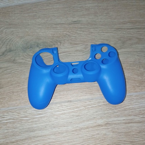 Ps4 Sony controller like new, black with blue case gift