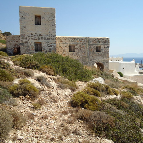 Stone Detached House in Sikinos Cyclades with Sea View