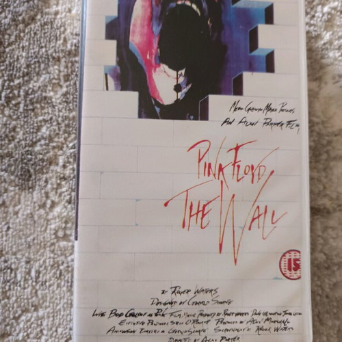 Pink Floyd rare videotape The Wall used with subtitles