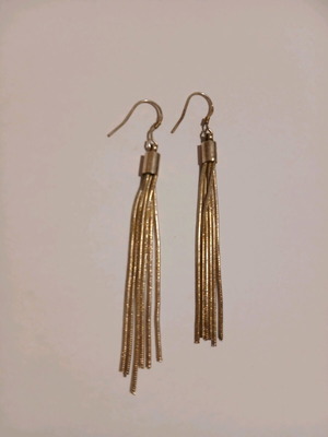 Dangling earrings silver used
