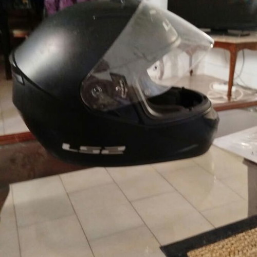 LS2 Rapid II Solid Matt Black Full Face Motorcycle Helmet ECE 22.06, medium