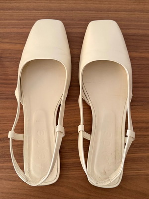Ayde μπαλαρίνες slingback σαν καινούργιο, μπεζ, νούμερο 38.5