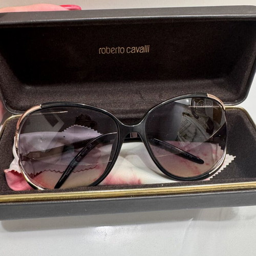 Roberto Cavalli Hamal RC 895 women's sunglasses new, black and gold