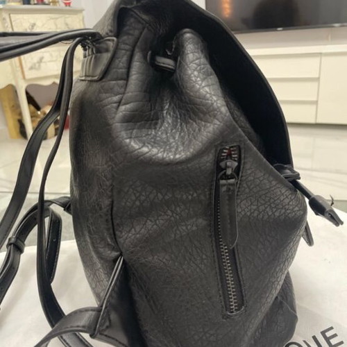 Pauls Boutique backpack like new, gray, eco leather