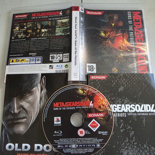 Metal Gear Solid 4 Guns of the Patriots PS3 game used