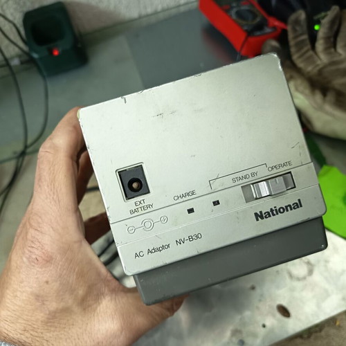 National WV3030N video camera with NVB30 amplifier and NV3000 video used, non-working