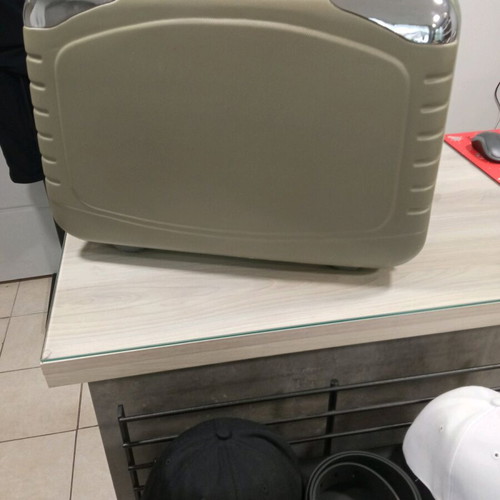 Suitcase used small made of hard PVC material
