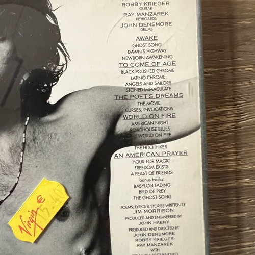 The Doors CDs used, one double and one single