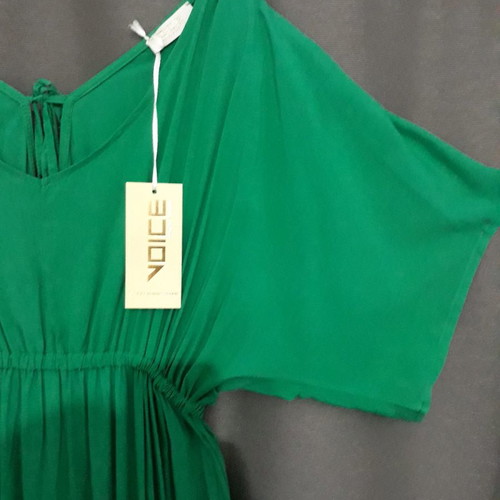 Plus Size γυναικείο φόρεμα καινούργιο, πράσινο, μέγεθος XXL, μακρύ με λάστιχο στη μέση