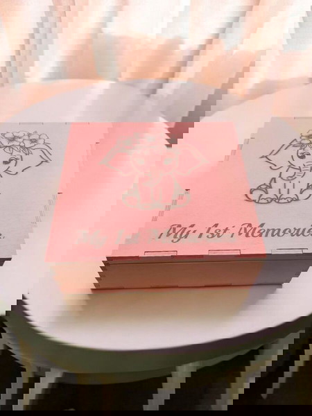  xilino kouti anamniseon gia neogennito me thema elefantaki