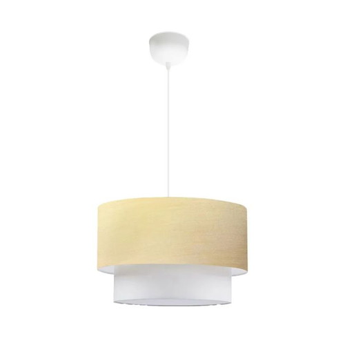 PWL-1087 Pakoworld Ceiling Light E27 like new, beige gold-cream